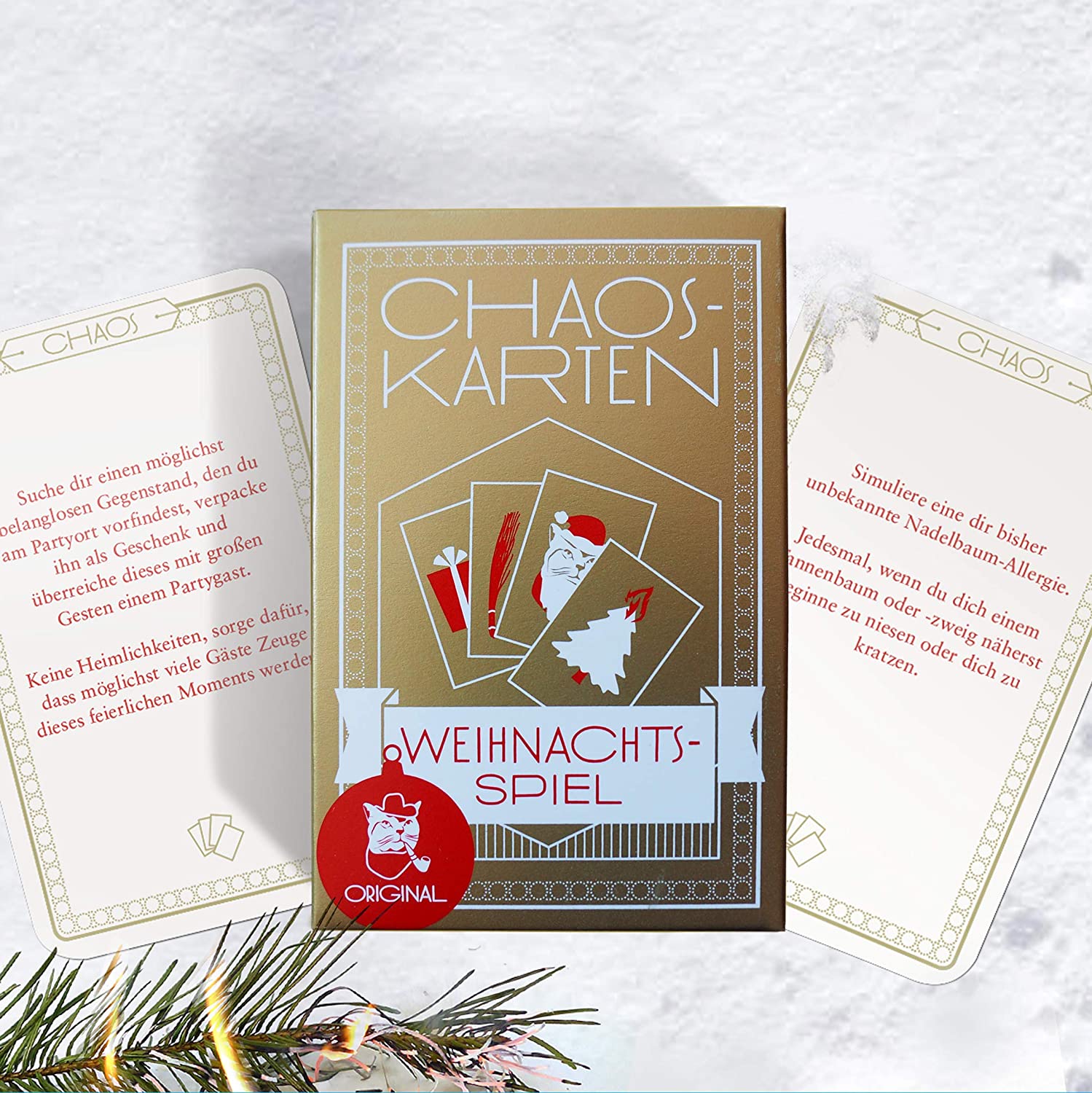 Chaoskarten Weihnachtsspiel Das Original X Mas Spiel 51 Missionen Fur 9
